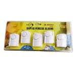 Lorex LR-4222C5 Kapı Pencere Alarmı, 5 Adetli Ev Pencere Alarmı, Ev Hırsız Alarmı