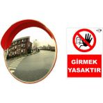 Lorex LR-A45 100 cm Trafik Güvenlik Aynası , Otopark Kör Nokta Aynası + Girmek Yasaktır Levhası