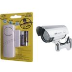 Lorex LR-D11IR Ir Görünümlü Dış Ortam Maket Caydırıcı Dummy Kamera ve Lorex LR-4444 Kapı Pencere Alarmı