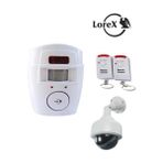 Lorex LR-E11S Mobese Görünümlü Caydırıcı Kamera , Sahte Kamera + LR-NG300 Hareket Sensörlü Uzaktan Kumandalı Alarm Seti