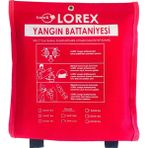 Lorex LR-FB1512C Çantalı 1,5x1,2 m Yangın Battaniyesi