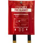 Lorex Lr-Fb1518cp Serisi 150Cm X 180Cm Çantalı Yangın Battaniyesi