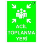 Lorex LR-IS245 Acil Toplanma Yeri Uyarı İkaz Levhası