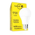 LOREX LR-LA09 9W Led Ampul, Led Tasarruflu Ampul