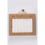 LORIAN'S Ekru Natural Bebek Soft Petek Dokulu Penye Ağız Mendili - 7 li - %100 Organik