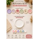 LORİCA Boyama Seti Dekoratif Bubble Tabak – Kendin Boya Tasarla Hobi Kiti, 6 Renk Boya ve Fırça Dahil, El Yapımı Dekorasyon, Yaratıcı Sanat Etkinliği, Hediyelik