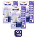 Lorina Emici Külot Büyük Boy Medium 3x30 Adet Hasta Bezi