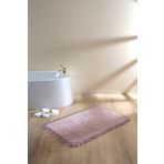 Loris %100 Pamuk Banyo Paspası Pembe 70x110