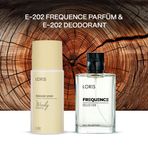 Loris E-202 Frequence Erkek Parfüm 50 Ml & E-202 Deodorant 150 Ml