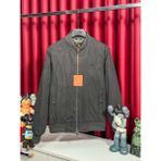 Loro Piano Lp Siyah Süet Erkek Ceket - Özel Seri Ürün - Regular Fit - XL