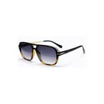 Lorven Leopar Retro Pilot Kemik Çerçeve Gold Detaylı Unisex UV400 Vintage Retro Güneş Gözlüğü