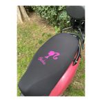 Loryma BARBİ DESENLİ Motosiklet Sele Koltuk Kılıfı 50 cc 150 cc uyumlu