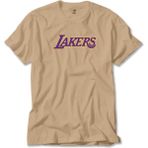 Los Angeles Lakers Krem Tişört Liyada - 5XL