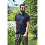 Los Banditos Rahat Kesim Kısa Kollu Erkek Gömlek - Siyah