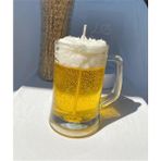 Loş Dükkan Bira Görünümlü Jel Mum - 1 Adet