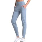 Los Ojos Kadın Mavi Gri Yüksek Bel Jogger Eşofman Altı Joggers - XS