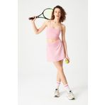 LOS OJOS Pembe 2 Katmanlı Tenis Eteği - Spor Etek Tennis Skirt