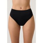 Los Ojos Siyah Yüksek Bel Bikini Altı Sporty Bottom - XL