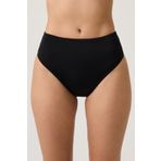 Los Ojos Siyah Yüksek Bel Bikini Altı Sporty Bottom