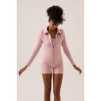 Los Ojos x Ece Pembe Fermuarlı Spor Ceket Collared - 2XL