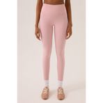 Los Ojos x Ece Pembe Yüksek Bel Spor Tayt Mono Leggings