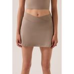 Los Ojos x Ece Vizon 2 Katmanlı Tenis Eteği Skort