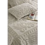Loselya Bej Bohem Yatak Örtüsü 220 X 240 Çift Kişilik Peluş Yumuşak Welsoft 2 Adet Yastık Kılıfı Çeyiz