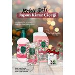 Losyon 280 ml, 1500ml Sıvı Sabun, kolonyalı mendil 150'li Japon Kiraz Çiçeği ve Rosie Pamuk