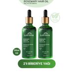 Lotravia 2'li Biberiye Yağı Aşırı Yıpranmış Saçlar için Biotin Özlü Saç Bakımı 2*50 ml