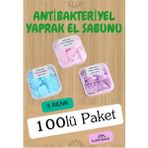 Lotravia 3 Paket 100 Yaprak Eriyen Mini Kağıt Sabun