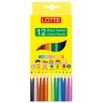 Lotte 12 Renk Kuru Boya Kalemi