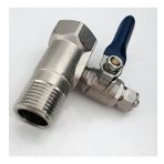Lotto Filters Su Arıtma Hat Alma T 1/2" ve Mini Küresel Vana 1/4" (Metal)