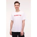 Lotto M-Merıton Tee 4fx Beyaz Erkek Kısa Kol T-Shirt - 2XL