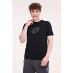 Lotto Siyah Erkek Kısa Kol T-Shirt M-FIGURE TEE 5FX