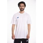 Lotto T-Shirt Erkek Beyaz/saks Mavi-Lucca Tee Pl - 3XL