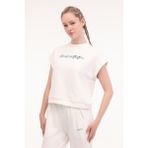 Lotto W-Itıra Tee 5fx Ekru Kadın Kısa Kol T-Shirt - M - Bej