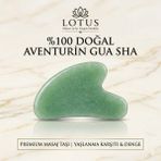 Lotus Atölye ve İyi Yaşam Merkezi 💎 Premium Doğal Taş Gua Sha Masaj Taşı – Brezilya - Ametist, Aventurin & Pembe Kuvars - Yeşil