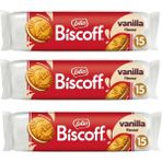 Lotus Biscoff Vanilya Kremalı Sandviç Bisküvi 150 gr x 3 Adet - 450 gr