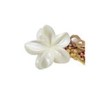 Lotus Çiçeği Mandal Toka Büyük Boy (8cm) 1 Adet Sedef Tek Ebat