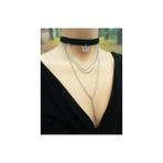 Lotus Çiçeği & Zincir & Özel Dokuma Kadın Choker Kolye TYC00483977592