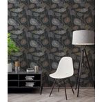 Lotus Çiçekleri Duvar Kağıdı, Kendinden Yapışkanlı Çok Amaçlı PVC Folyo, DIY Duvar Kağıdı (66x132 cm)
