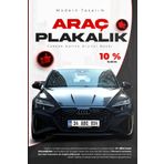 Lotus Digital Kişiye Özel İsimli Plakalık I Her Araç İçin Uygun Plakalık (2 Adet Plaka Anahtarlık HEDİYE)
