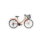LOTUS KADIN ŞEHİR BİSİKLETİ 34CM V 24 JANT 21 VİTES MERCAN BEYAZ