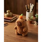 Lotus Luxury Capybara Peluş Anahtarlık (15 Cm) Mekanizmalı Oynayan Kuyruk