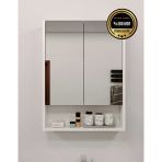 Lotus Mdf 2 Kapaklı Aynalı Banyo Dolabı Lavabo Üstü Dolap Çok Amaçlı Banyo Dolabı