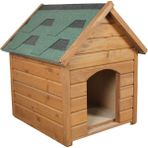 Lotus Pet Design Isı Yalıtımlı, Demonte Ahşap Köpek Kulübesi - Medıum (60x80x75 cm)