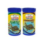 Lotus Turtle 100 ml + Gammarus 100 ml Kaplumbağa ve Sürüngen Yemi