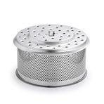 LotusGrill XL yedek paslanmaz çelik kömür haznesi XL! Dumansız kömür mangalı/masa üstü mangal için özel olarak geliştirilmiştir