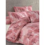 lotusline Home Bordo Ağaç Desen Tek Kişilik Lüks Pamuklu Nevresim Takımı - Seti - 160 x 200 cm