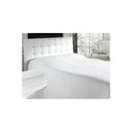 Lotuslıne Home Dama Desen Pike Tek Kişilik 160 * 240 Beyaz Yatak Örtüsü Beyaz 160 X 240